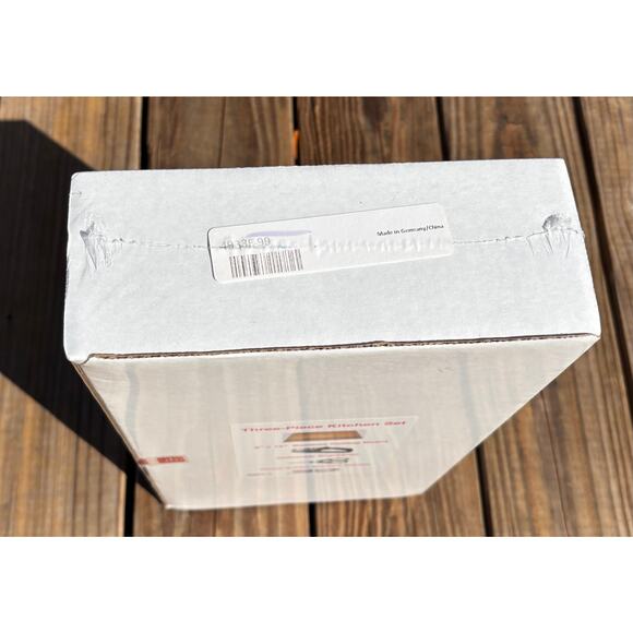 Wusthof 3 pc Bamboo Cutting Board Knife Sharpener Kitchen Shears NWT $150 - Picture 2 of 4